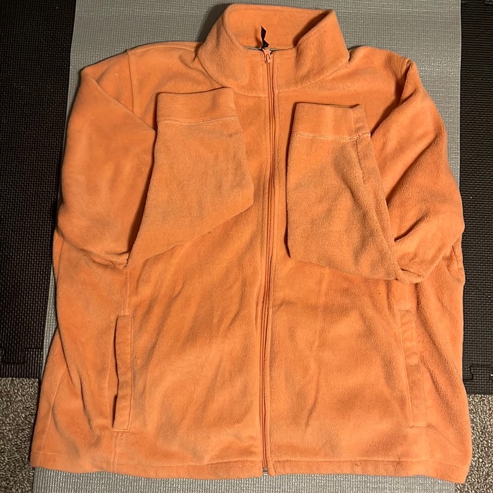 Light orange WOOLRICH zip up 2XL